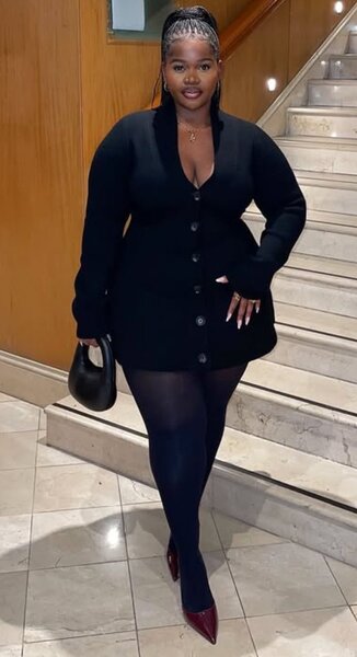 Collants noirs grande taille