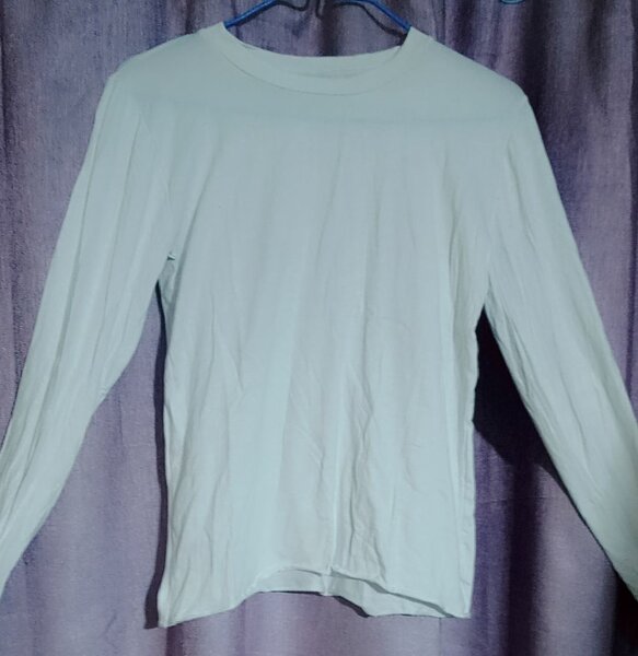 T-shirt manches longues blanc