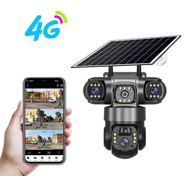 Caméra de Surveillance 4G Solaire