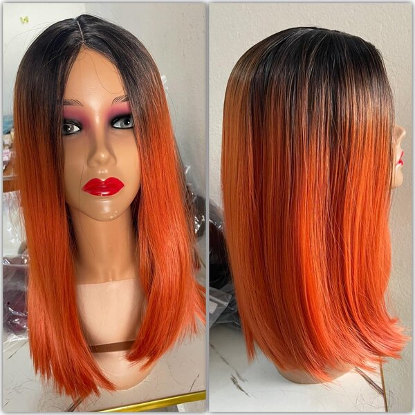 Peruque SDD orange taille 18