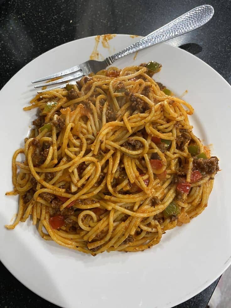 Spaghetti bolognaise savoureux