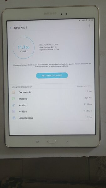 Samsung Galaxy Tab A Blanc