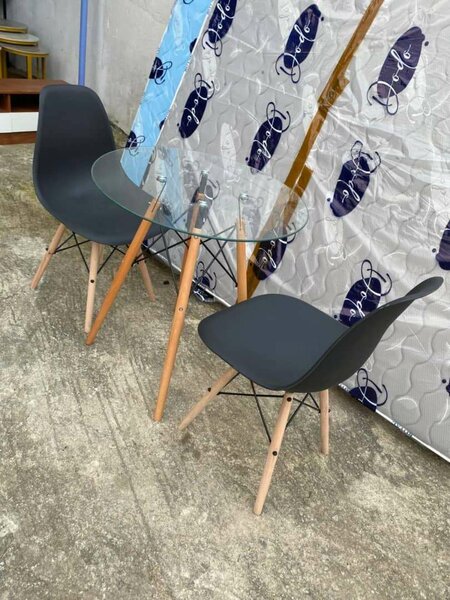 Modern Dining Set Glass Table