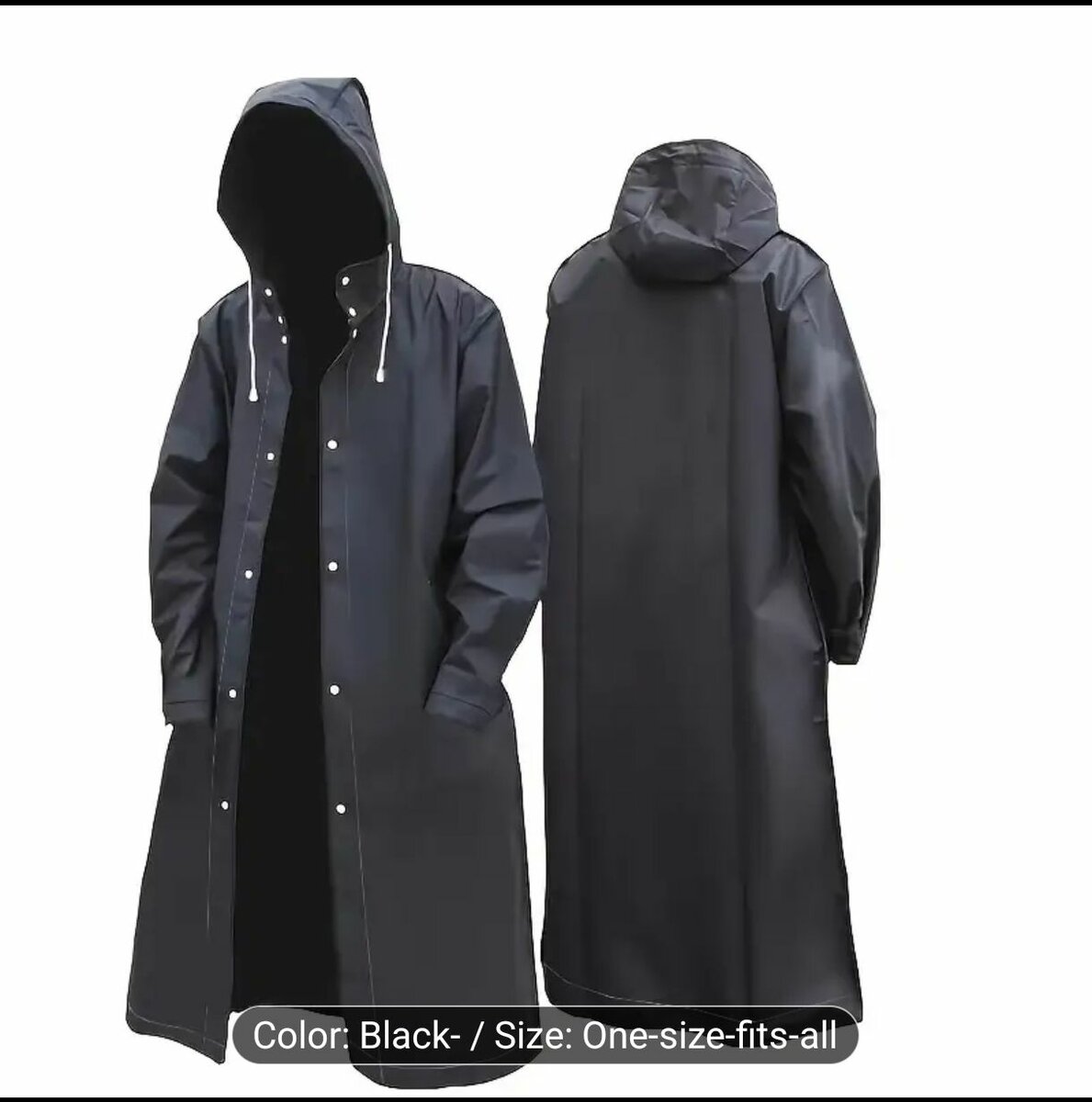 Imperméable veste taille uniqu
