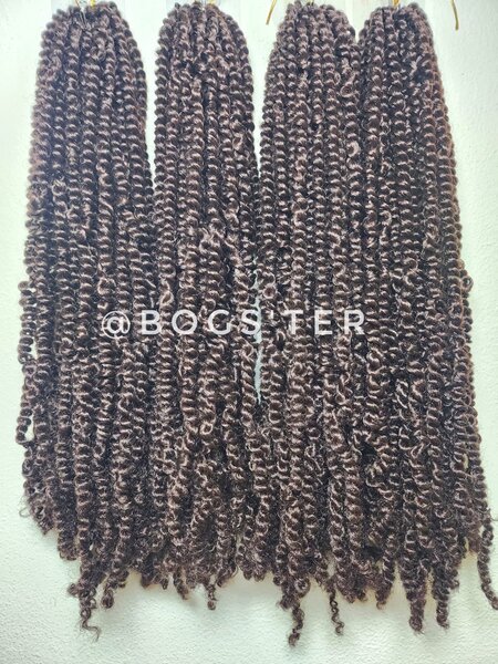 Spring twists crochet braid