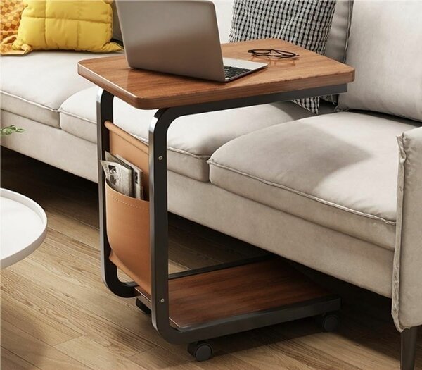 Table d'appoint avec roues