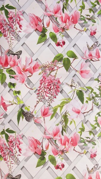 Papier Peint Fleurs Exotiques