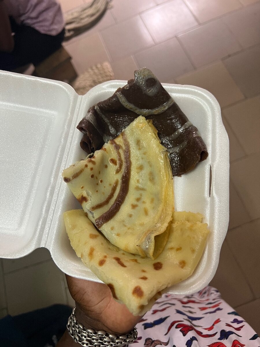 Crêpes colorées gourmandes