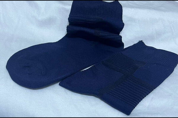 Chaussettes confort bleu marine