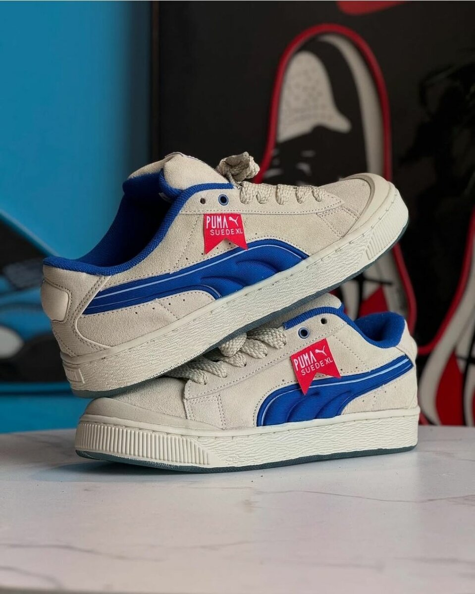 Baskets Puma Suede Bleu