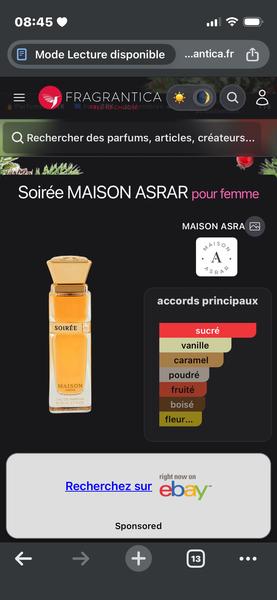 Parfum Soirée MAISON ASRAR pour femme