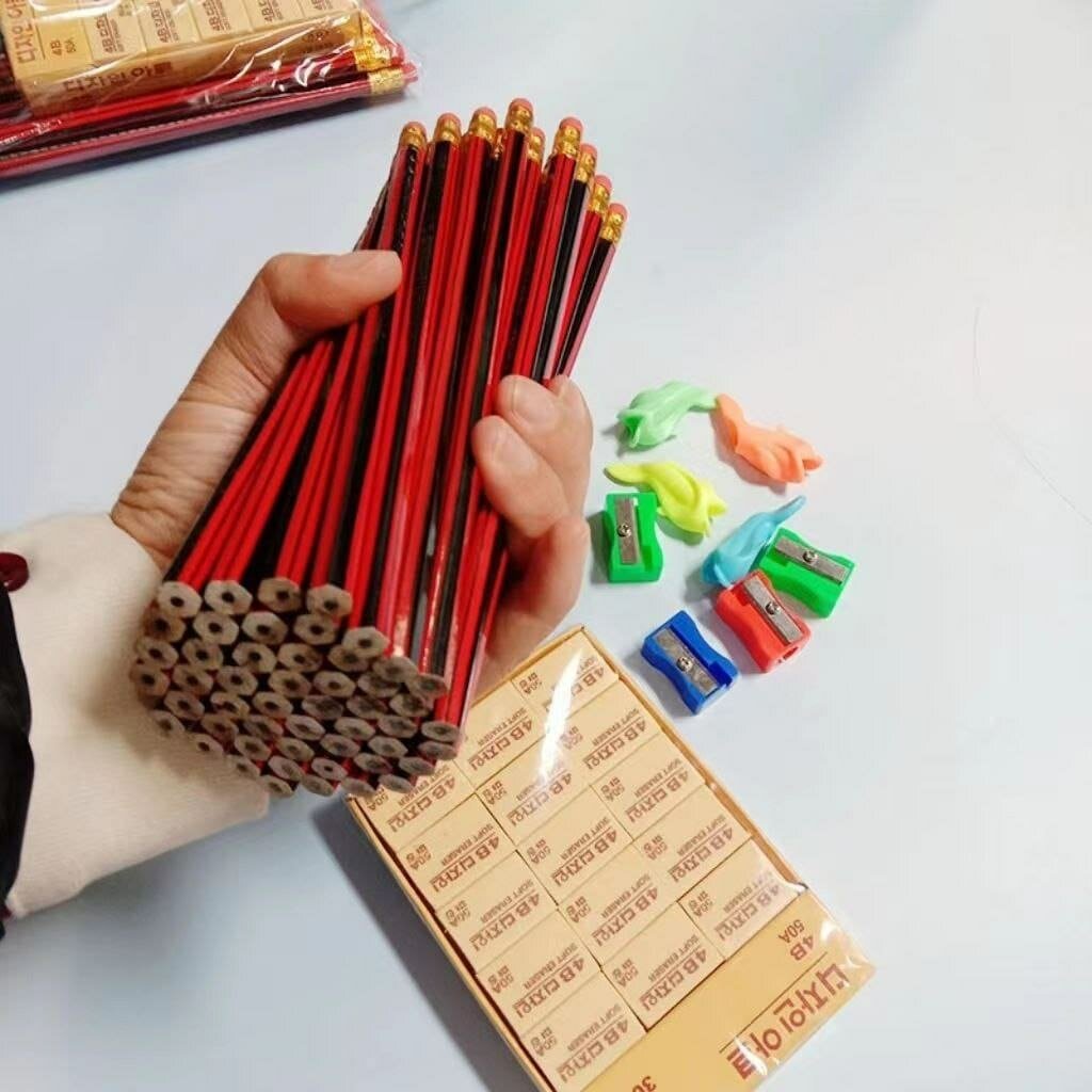 pencils ,Sharpeners and Erasers