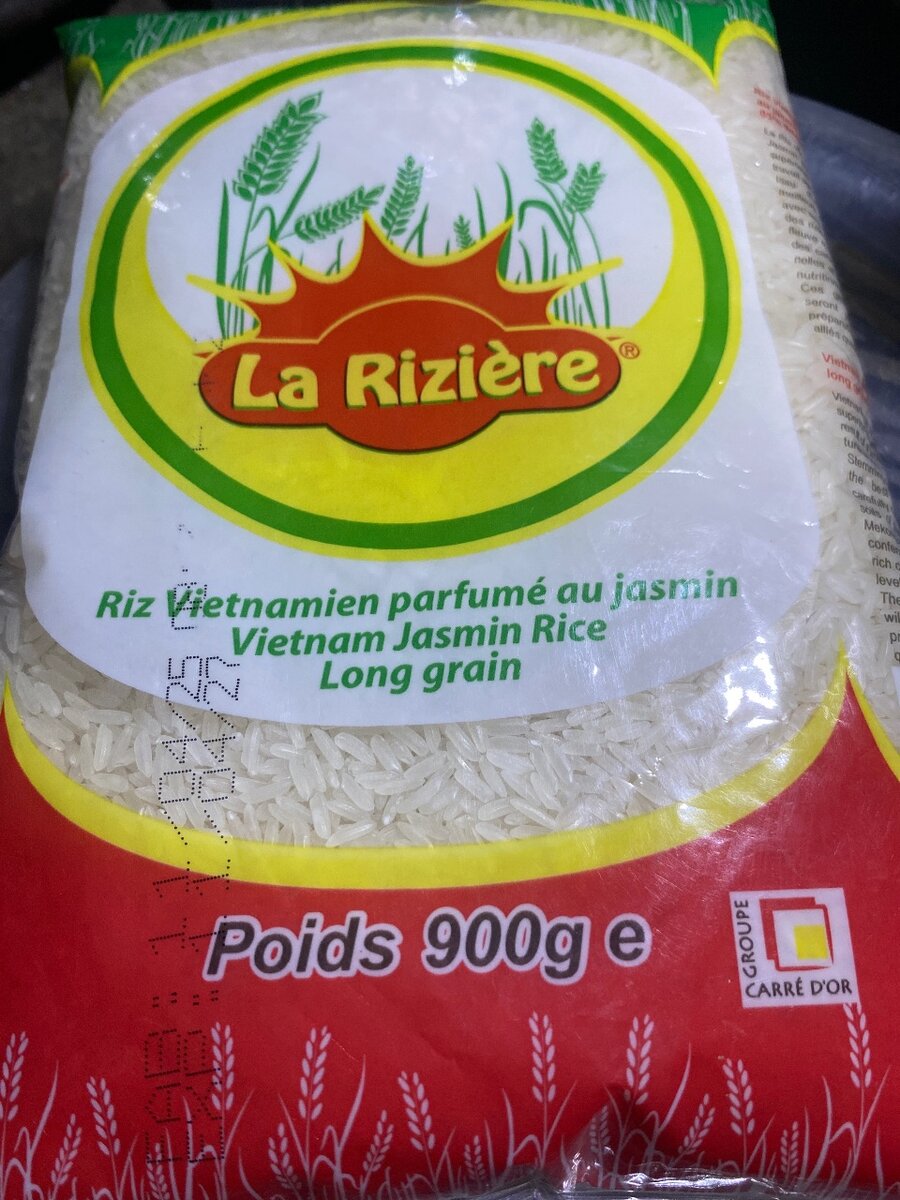 Riz Jasmin Vietnamien 900g