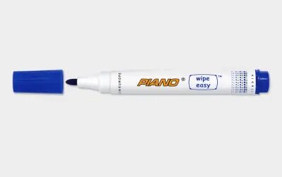 Piano Wipe-Easy White Board Erasable Marker Round Tip pack of 2