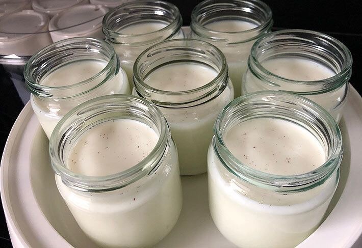 Galette jaune avec vermicelles