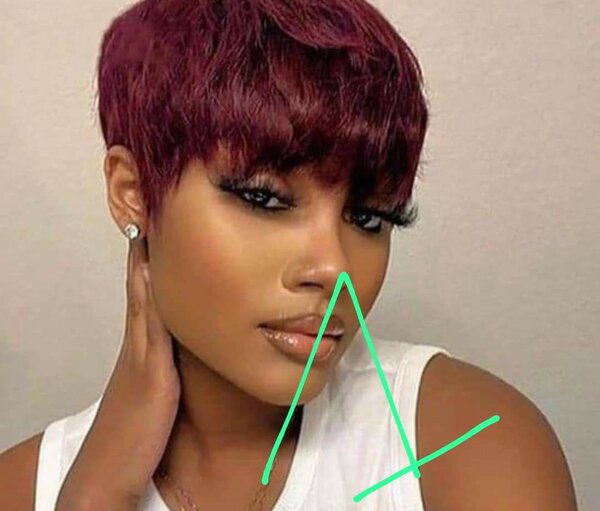 Perruque courte moderne femme