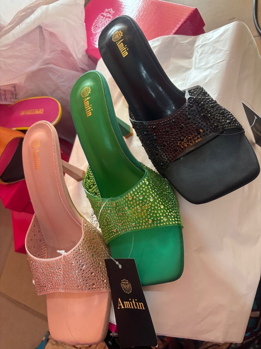 Amitin Sandales à Talons Élégantes