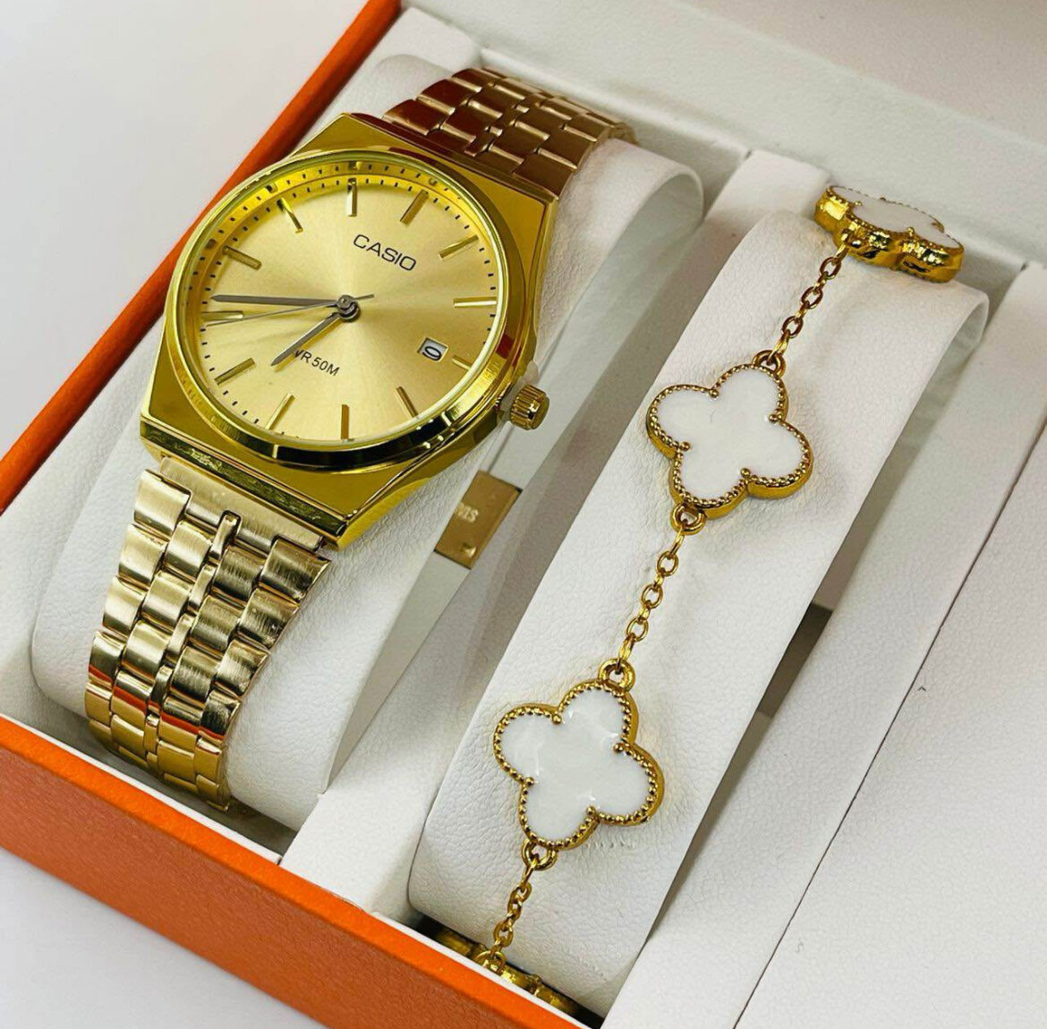 Montre Casio avec bracelet élégant