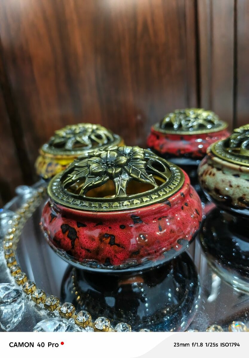 Brûleur d'encens en céramique