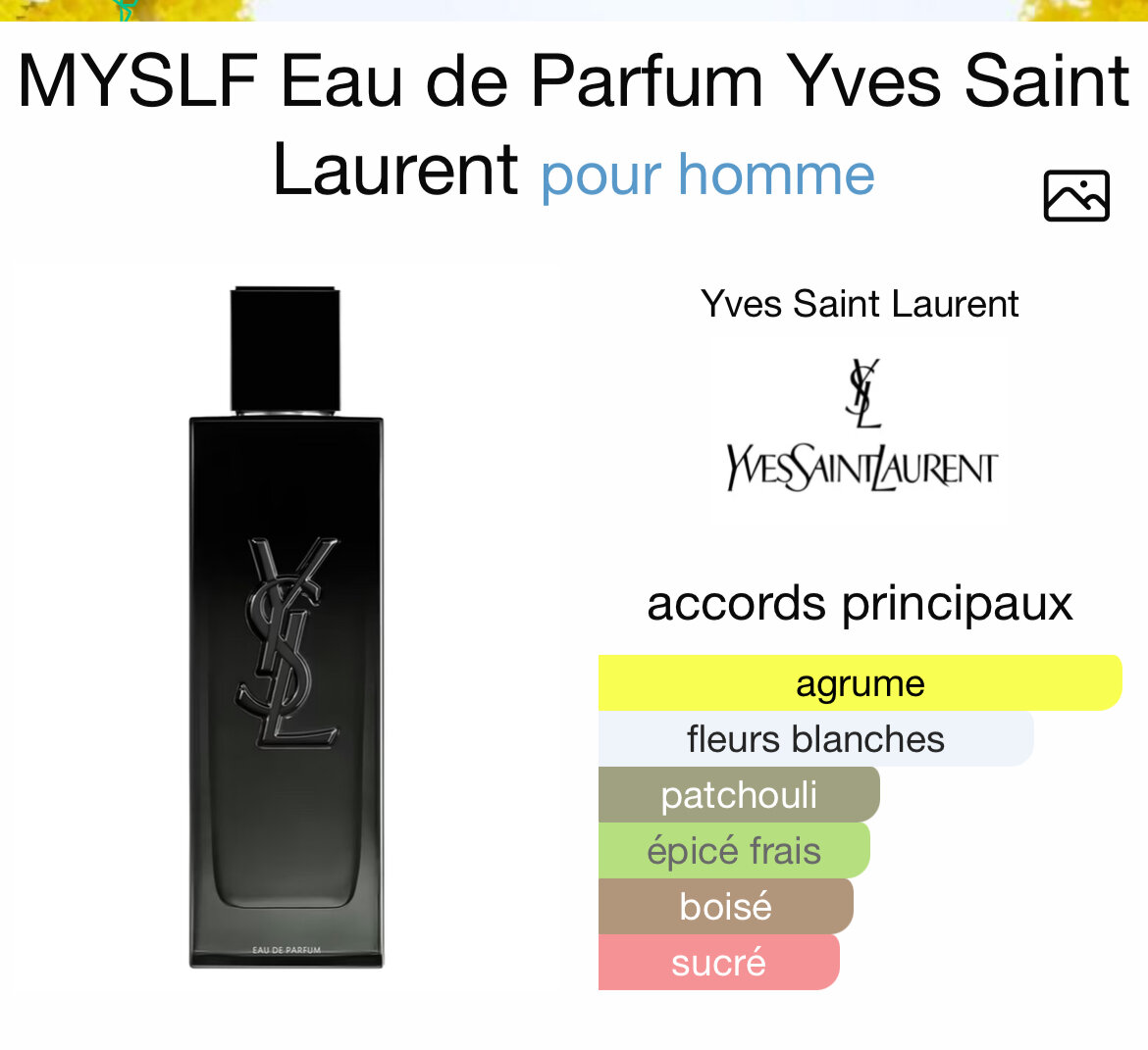 MYSLF Eau de Parfum Yves SL