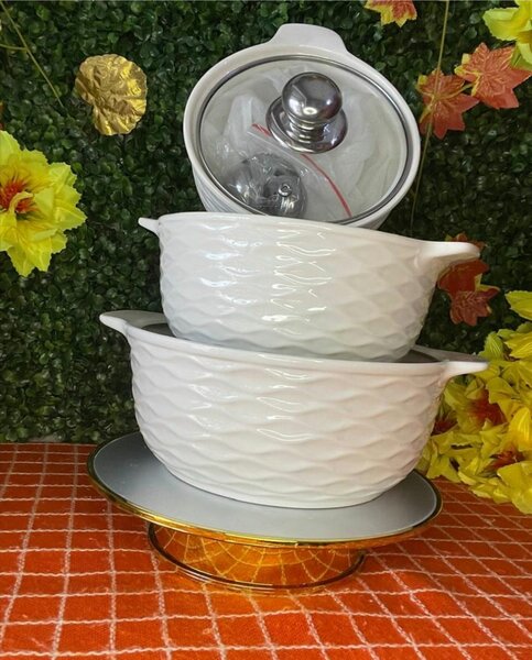 Soupière cassable 3pcs