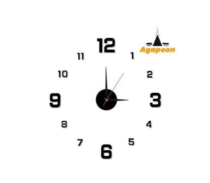 Mini DIY Wall clock sticker