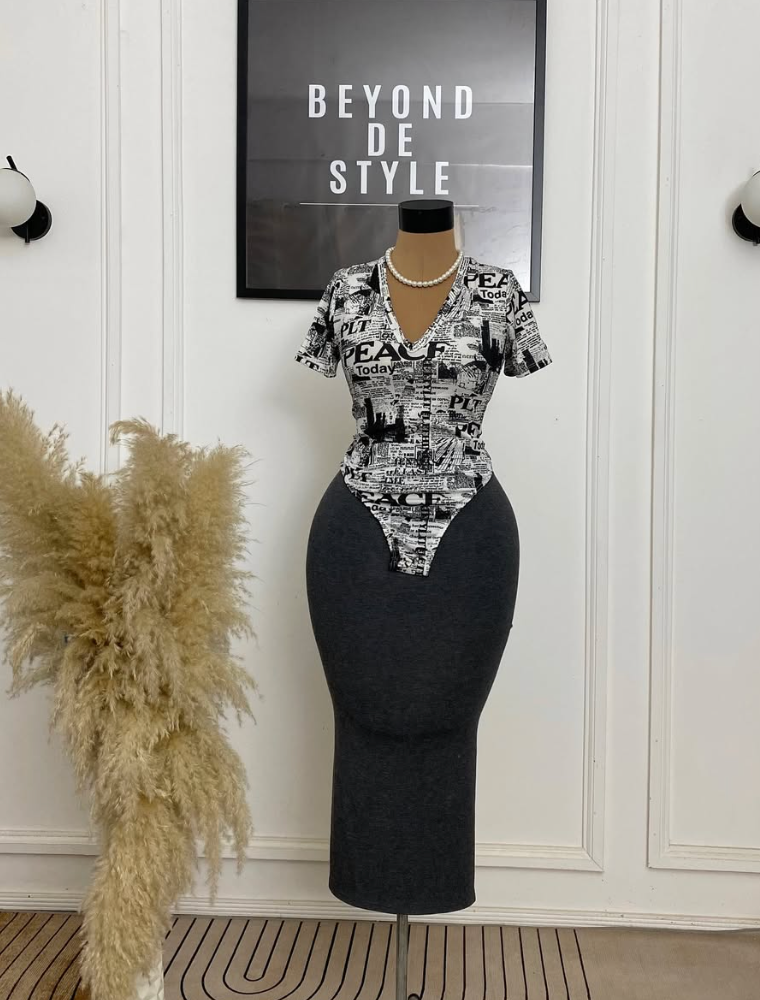 SWEET GIRL GRAPHIC PRINT TOP