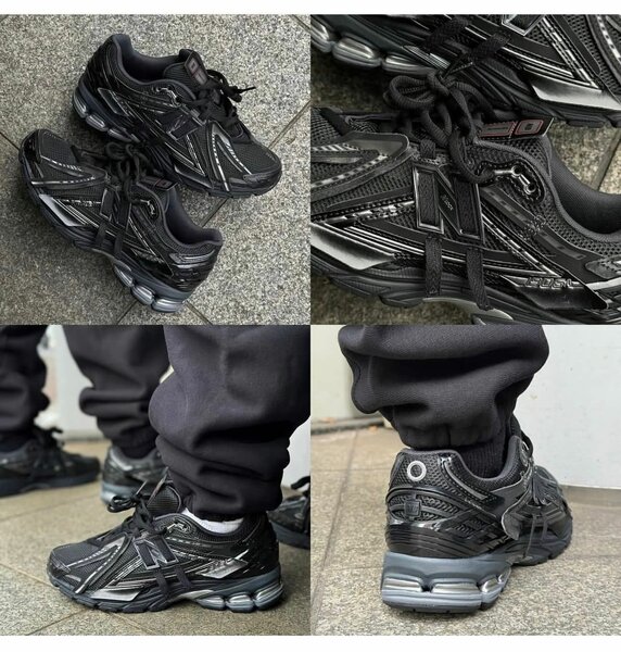 Baskets de course noires