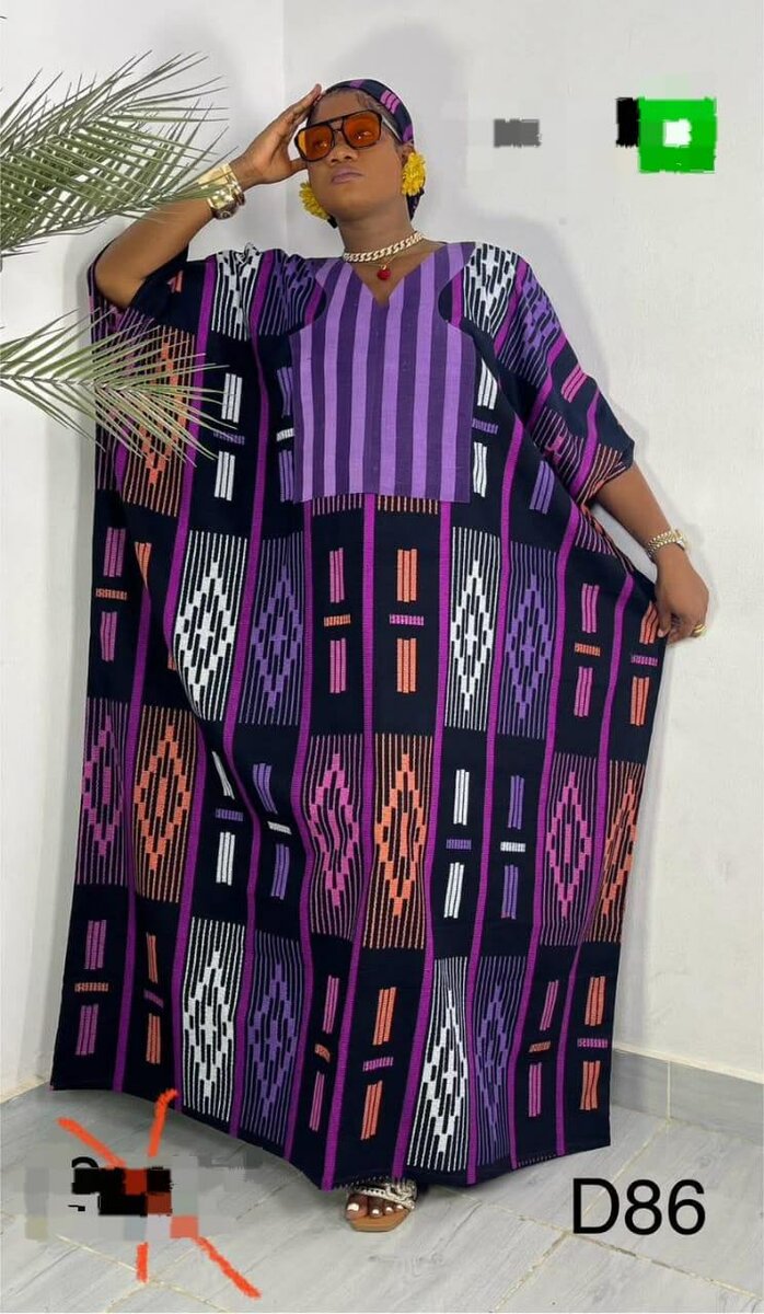 Robe Caftan Colorée Femme