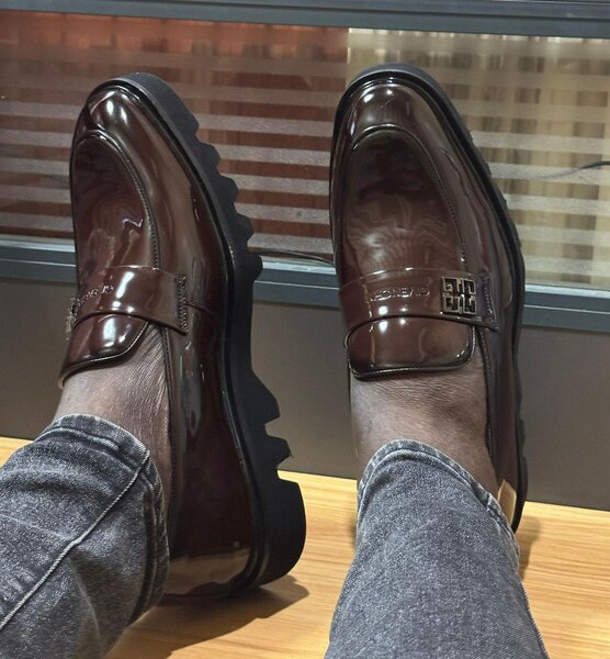 Chaussures Mocassins Brillantes Homme