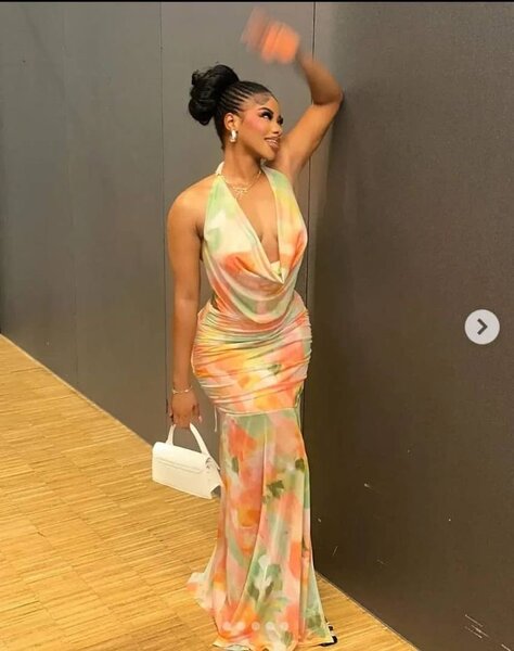 Robe longue élégante femme