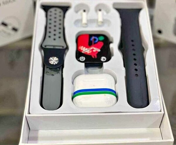 MONTRE CONNECTÉE +AIRPOD +2 BRACELETS