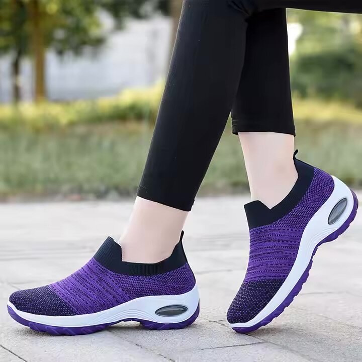 1201 Cushion Workout Socks Shoes Women Loafers Ladies Zapato