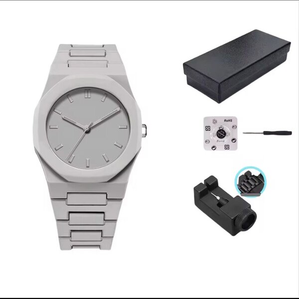 Montre minimaliste blanche