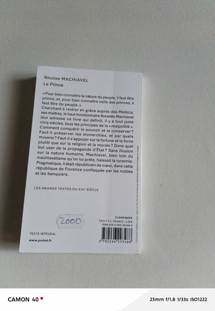 Le Prince - Nicolas Machiavel