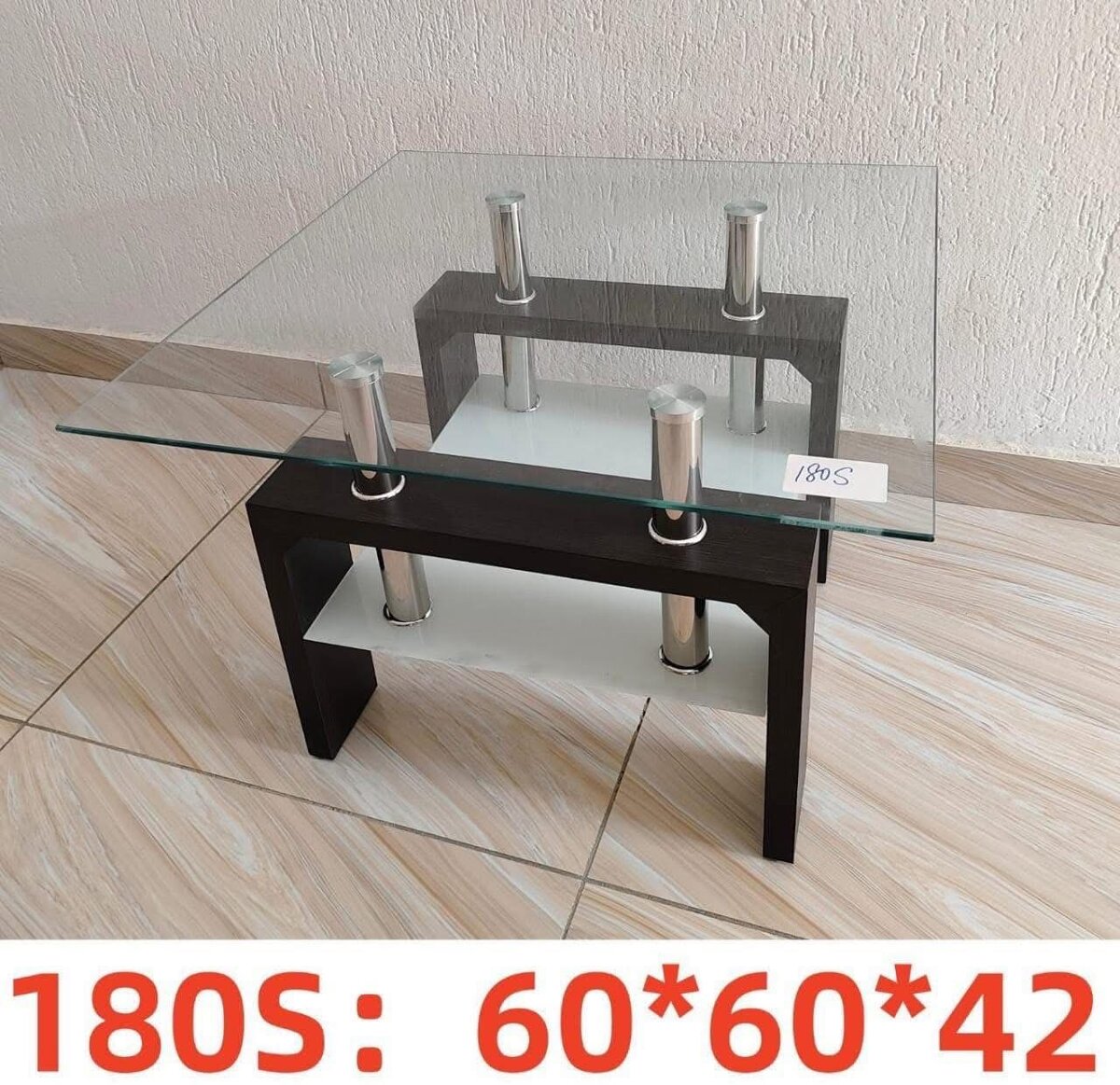 Table basse en verre moderne