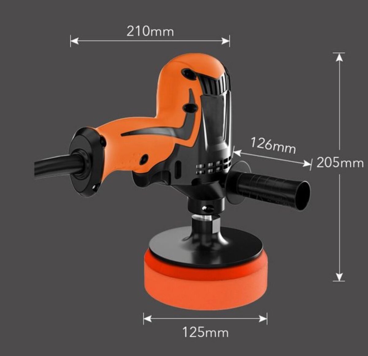 980W Six speed Speed Control Polishing and Waxing Machine