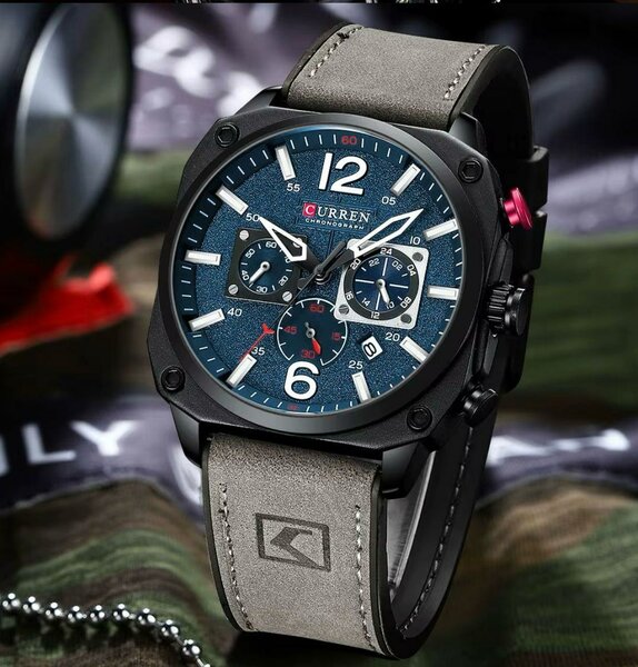 Montre Homme Chronographe Élégante