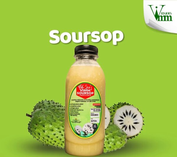 ED-JOEs Vimm Soursop fruit juice