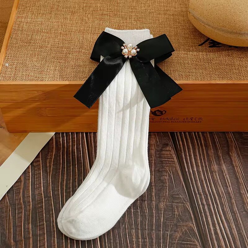 Chaussettes décoratives avec nœud