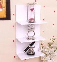 Mini DIY Wall Mounted Wooden Shelves - Storage Racks