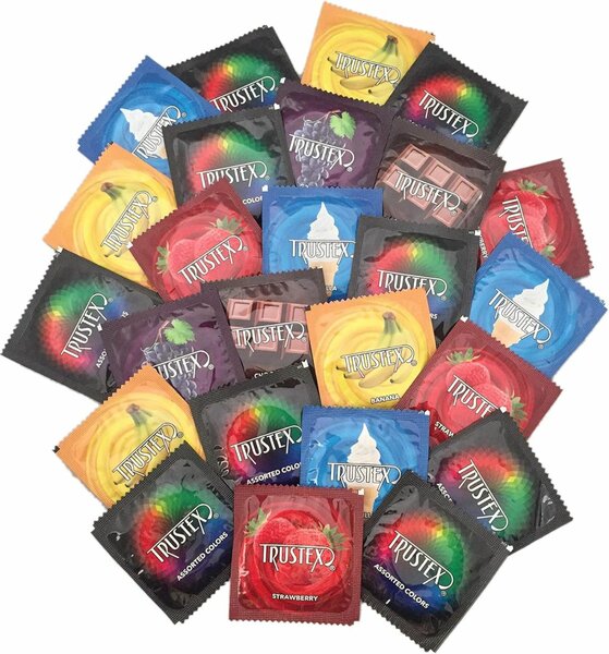 Flavoured condoms