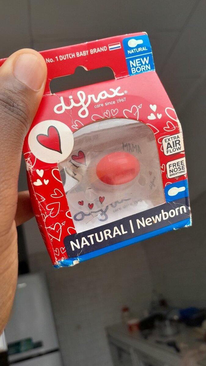 Sucette Difrax Nouveau-Né Naturelle