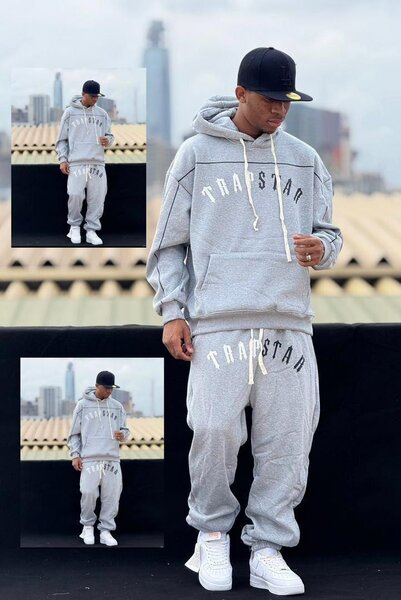 Ensemble streetwear Trapstar gris