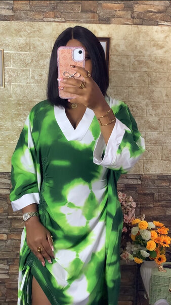 Robe kimono colorée