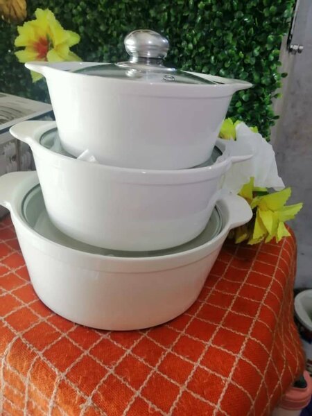 Ensemble soupières cassables