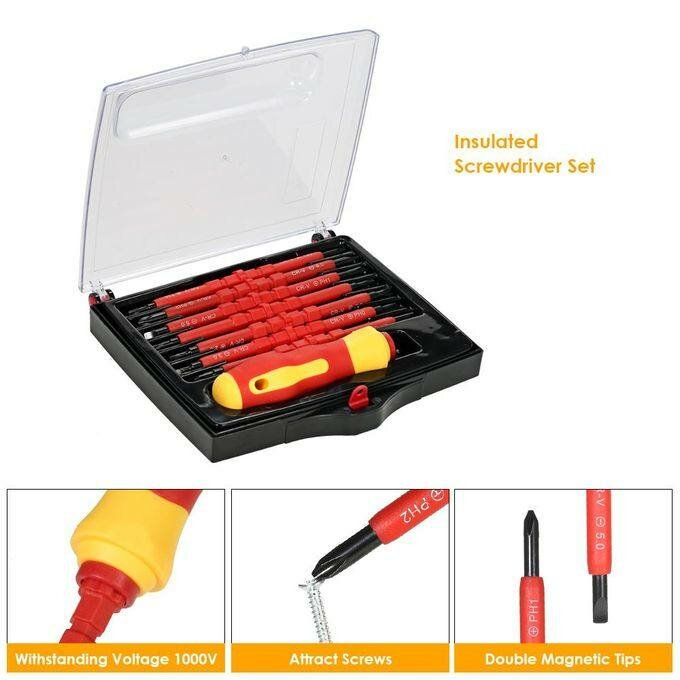 8Pcs Interchangeable Screwdriver Set