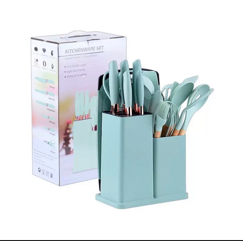 Silicone kitchen set with board