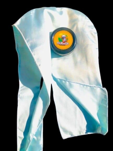 Sky blue silk