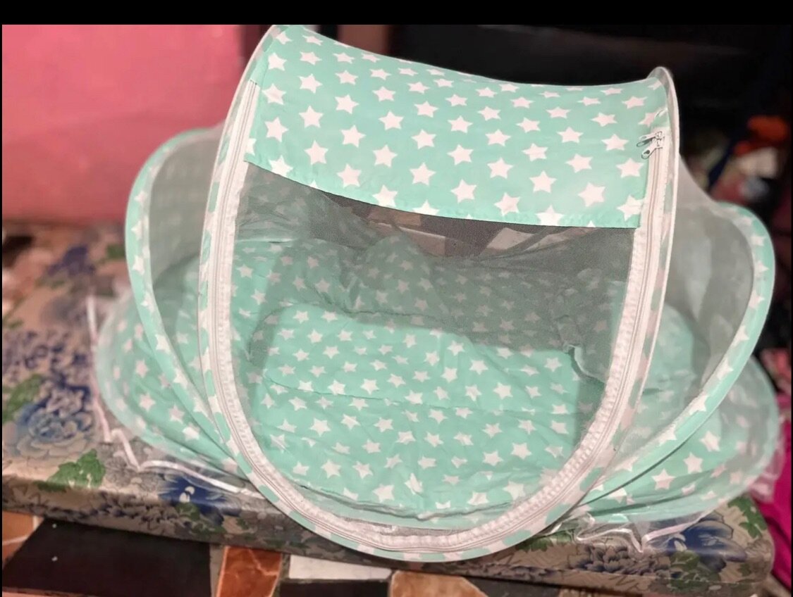 Baby walker and baby sleeping bed with net